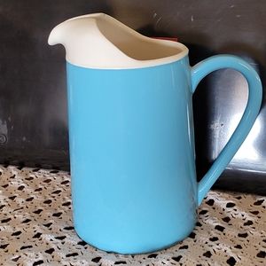 Blue Heaven 48 Oz Ceramic Ice Pitcher